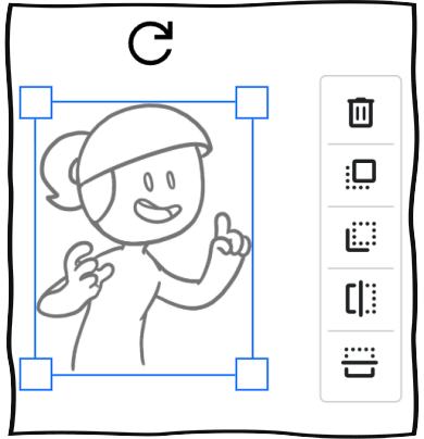 Edit options for assets