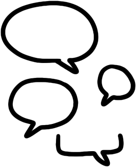 Speech bubbles